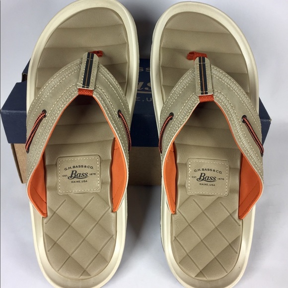bass flip flops mens
